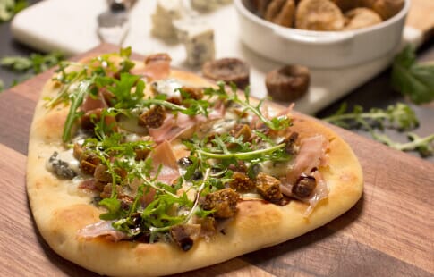 Fig & Blue Cheese Naan Pizza