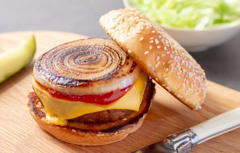 Brioche Bun Onion Burger