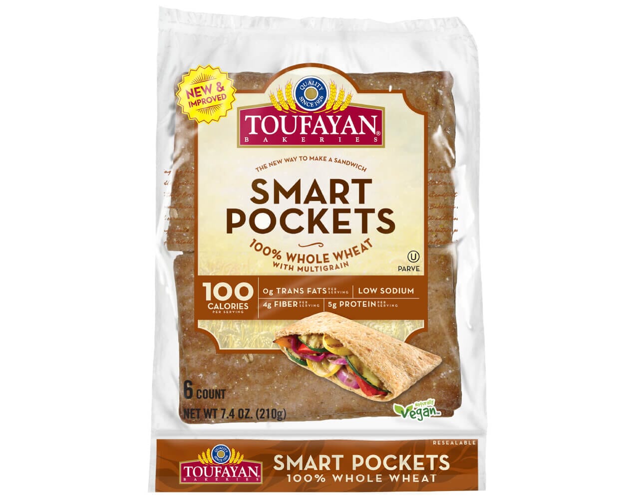 Smart Pockets Whole Wheat Flavor 1222